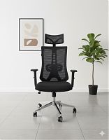 CHAISE DE BUREAU ERGONOMIQUE AVEC REPOSE-TÊTE VALENCE