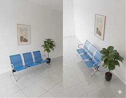 BANC DE SALLE D’ATTENTE (3 PLACES)