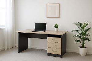 FICHE TECHNIQUE – Bureau avec Caisson 3 Tiroirs 
